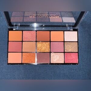 Revolution Orange and Brown Eyeshadow Palette Vibrant Warm Tones